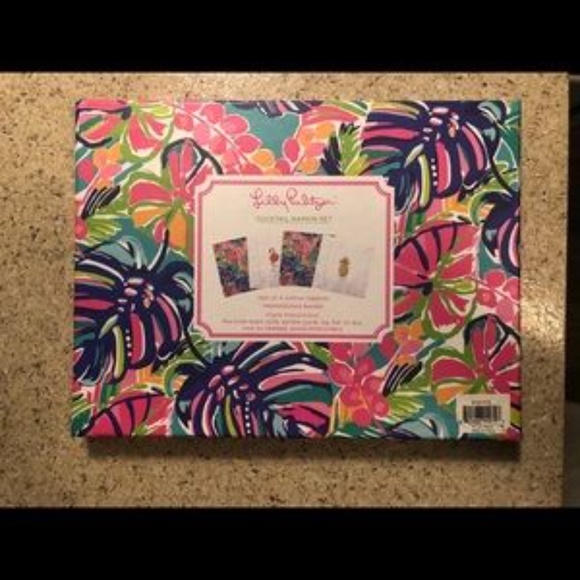 Lilly Pulitzer Cocktail Napkins - New in Box - Picture 3 of 3